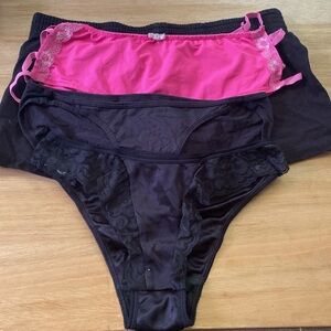 4 set OP plus different brands panties and short size M for collection